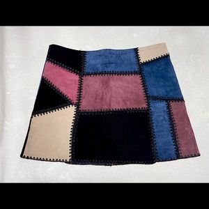 Zara Woman Patchwork Skirt